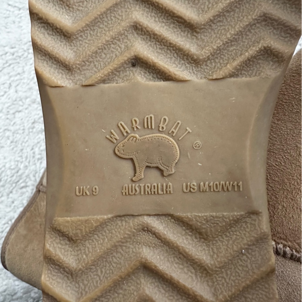 Warmbat Tan Sheepskin Boots Women’s Size 11 - Picture 7 of 10
